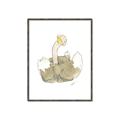 Picture of Silly Ostrich  _GroupedProduct_Rectangle_Portrait_Mini_ _GroupedProduct_Rectangle_Portrait_Canvas_Framed_