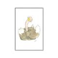 Picture of Silly Ostrich  _GroupedProduct_Rectangle_Portrait_Mini_ _GroupedProduct_Rectangle_Portrait_Canvas_Framed_