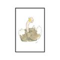 Picture of Silly Ostrich  _GroupedProduct_Rectangle_Portrait_Mini_ _GroupedProduct_Rectangle_Portrait_Canvas_Framed_