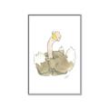 Picture of Silly Ostrich  _GroupedProduct_Rectangle_Portrait_Mini_ _GroupedProduct_Rectangle_Portrait_Canvas_Framed_