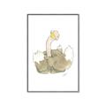 Picture of Silly Ostrich  _GroupedProduct_Rectangle_Portrait_Mini_ _GroupedProduct_Rectangle_Portrait_Canvas_Framed_