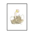 Picture of Silly Ostrich  _GroupedProduct_Rectangle_Portrait_Mini_ _GroupedProduct_Rectangle_Portrait_Canvas_Framed_