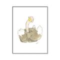 Picture of Silly Ostrich  _GroupedProduct_Rectangle_Portrait_Mini_ _GroupedProduct_Rectangle_Portrait_Canvas_Framed_