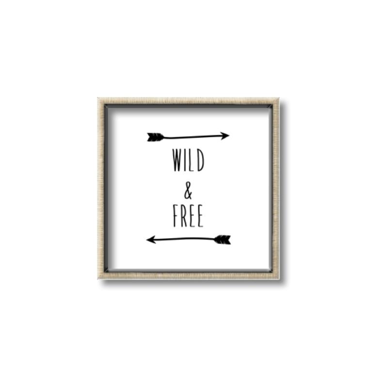 Picture of Wild & Free _GroupedProduct_Square_Mini_ _GroupedProduct_Square_Canvas_Framed_