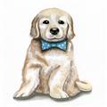 Picture of Bow Tie Golden  _GroupedProduct_Square_Mini_ _GroupedProduct_Square_Unframed_Print_Only_