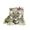 Picture of Lucy Leopard _GroupedProduct_Square_Mini_ _GroupedProduct_Square_Unframed_Print_Only_