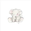 Picture of Baby Elephant _GroupedProduct_Square_Mini_ _GroupedProduct_Square_Unframed_Print_Only_