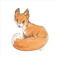 Picture of Baby Fox _GroupedProduct_Square_Mini_ _GroupedProduct_Square_Unframed_Print_Only_