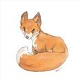Picture of Baby Fox _GroupedProduct_Square_Mini_ _GroupedProduct_Square_Unframed_Print_Only_