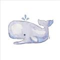 Picture of Purple Whale _GroupedProduct_Square_Mini_ _GroupedProduct_Square_Unframed_Print_Only_