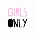 Picture of Girls Only Pink _GroupedProduct_Square_Mini_ _GroupedProduct_Square_Unframed_Print_Only_