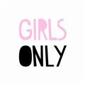 Picture of Girls Only Pink _GroupedProduct_Square_Mini_ _GroupedProduct_Square_Unframed_Print_Only_