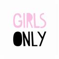 Picture of Girls Only Pink _GroupedProduct_Square_Mini_ _GroupedProduct_Square_Unframed_Print_Only_