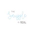 Picture of The Snuggle is Real Blue _GroupedProduct_Square_Mini_ _GroupedProduct_Square_Unframed_Print_Only_