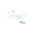 Picture of The Snuggle is Real Blue _GroupedProduct_Square_Mini_ _GroupedProduct_Square_Unframed_Print_Only_