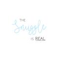Picture of The Snuggle is Real Blue _GroupedProduct_Square_Mini_ _GroupedProduct_Square_Unframed_Print_Only_