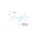 Picture of The Snuggle is Real Blue _GroupedProduct_Square_Mini_ _GroupedProduct_Square_Unframed_Print_Only_