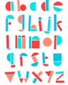 Picture of Multi Color Block Alphabet _GroupedProduct_Rectangle_Portrait_Mini_ _GroupedProduct_Rectangle_Portrait_Unframed_Print_Only_