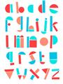 Picture of Multi Color Block Alphabet _GroupedProduct_Rectangle_Portrait_Mini_ _GroupedProduct_Rectangle_Portrait_Unframed_Print_Only_