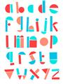 Picture of Multi Color Block Alphabet _GroupedProduct_Rectangle_Portrait_Mini_ _GroupedProduct_Rectangle_Portrait_Unframed_Print_Only_