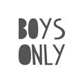 Picture of Boys Only  _GroupedProduct_Square_Mini_ _GroupedProduct_Square_Unframed_Print_Only_