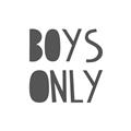 Picture of Boys Only  _GroupedProduct_Square_Mini_ _GroupedProduct_Square_Unframed_Print_Only_