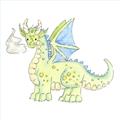 Picture of Dragon  _GroupedProduct_Square_Mini_ _GroupedProduct_Square_Unframed_Print_Only_