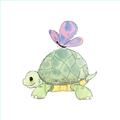 Picture of Turtle Crossing _GroupedProduct_Square_Mini_ _GroupedProduct_Square_Unframed_Print_Only_