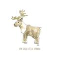 Picture of Wild little Caribou _GroupedProduct_Square_Mini_ _GroupedProduct_Square_Unframed_Print_Only_