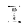 Picture of Wild & Free _GroupedProduct_Square_Mini_ _GroupedProduct_Square_Unframed_Print_Only_