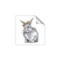 Picture of Baby Grey Bunny _GroupedProduct_Square_Mini_ _GroupedProduct_Square_Unframed_Print_Only_
