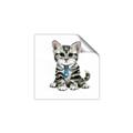 Picture of Fish Tie Kitty _GroupedProduct_Square_Mini_ _GroupedProduct_Square_Unframed_Print_Only_