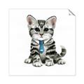 Picture of Fish Tie Kitty _GroupedProduct_Square_Mini_ _GroupedProduct_Square_Unframed_Print_Only_