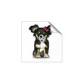 Picture of Pink Bow Chihuahua  _GroupedProduct_Square_Mini_ _GroupedProduct_Square_Unframed_Print_Only_