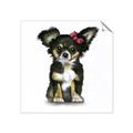 Picture of Pink Bow Chihuahua  _GroupedProduct_Square_Mini_ _GroupedProduct_Square_Unframed_Print_Only_