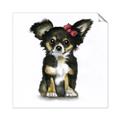 Picture of Pink Bow Chihuahua  _GroupedProduct_Square_Mini_ _GroupedProduct_Square_Unframed_Print_Only_