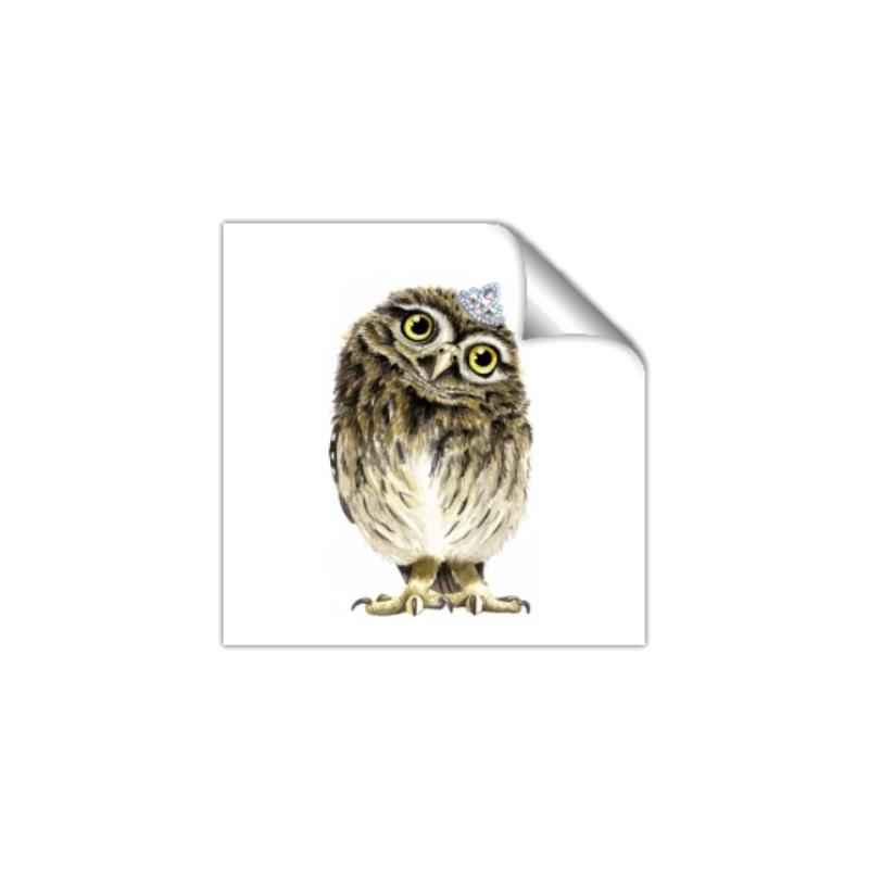 Picture of Princess Owl _GroupedProduct_Square_Mini_ _GroupedProduct_Square_Unframed_Print_Only_