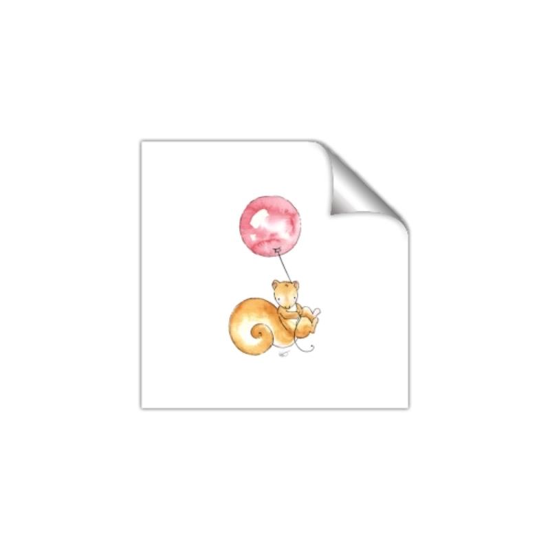 Picture of Red Balloon _GroupedProduct_Square_Mini_ _GroupedProduct_Square_Unframed_Print_Only_