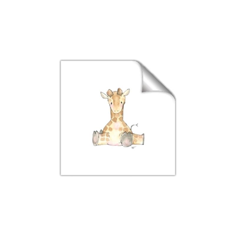 Picture of Baby Giraffe _GroupedProduct_Square_Mini_ _GroupedProduct_Square_Unframed_Print_Only_