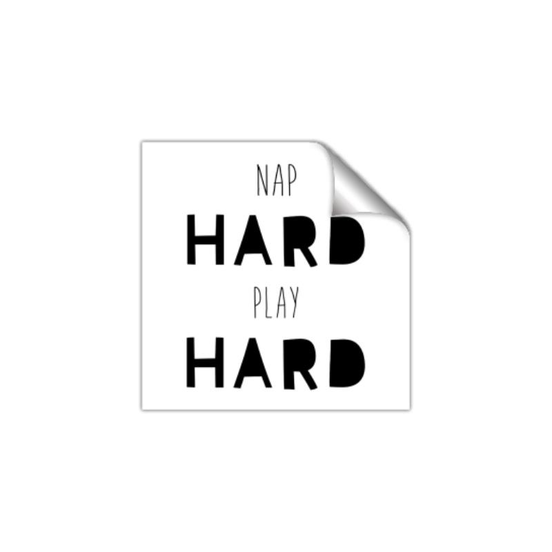 Picture of Nap Hard Play Hard I _GroupedProduct_Square_Mini_ _GroupedProduct_Square_Unframed_Print_Only_