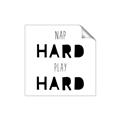 Picture of Nap Hard Play Hard I _GroupedProduct_Square_Mini_ _GroupedProduct_Square_Unframed_Print_Only_