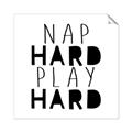 Picture of Nap Hard Play Hard II _GroupedProduct_Square_Mini_ _GroupedProduct_Square_Unframed_Print_Only_