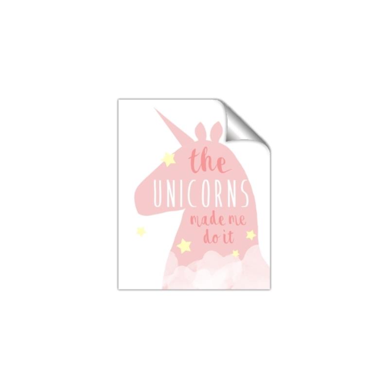 Picture of The Unicorns made me _GroupedProduct_Rectangle_Portrait_Mini_ _GroupedProduct_Rectangle_Portrait_Unframed_Print_Only_