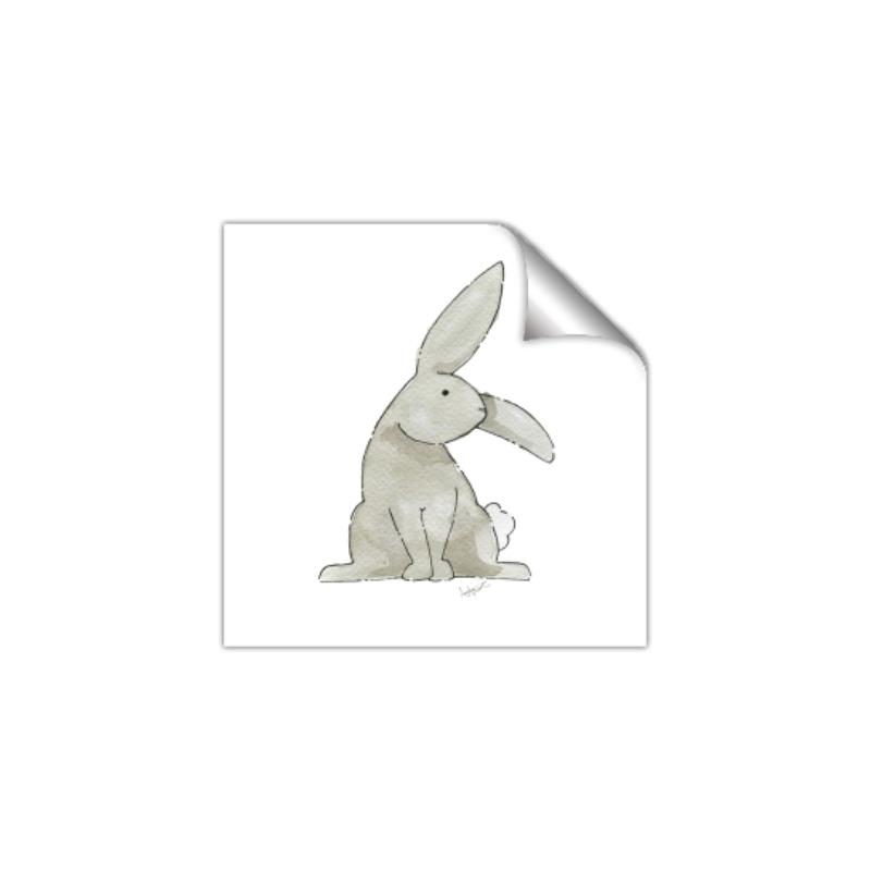 Picture of Baby Rabbit _GroupedProduct_Square_Mini_ _GroupedProduct_Square_Unframed_Print_Only_