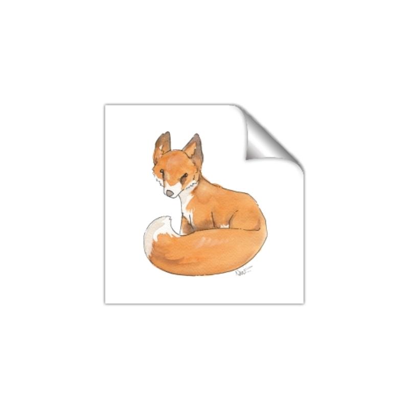 Picture of Baby Fox _GroupedProduct_Square_Mini_ _GroupedProduct_Square_Unframed_Print_Only_