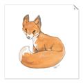 Picture of Baby Fox _GroupedProduct_Square_Mini_ _GroupedProduct_Square_Unframed_Print_Only_