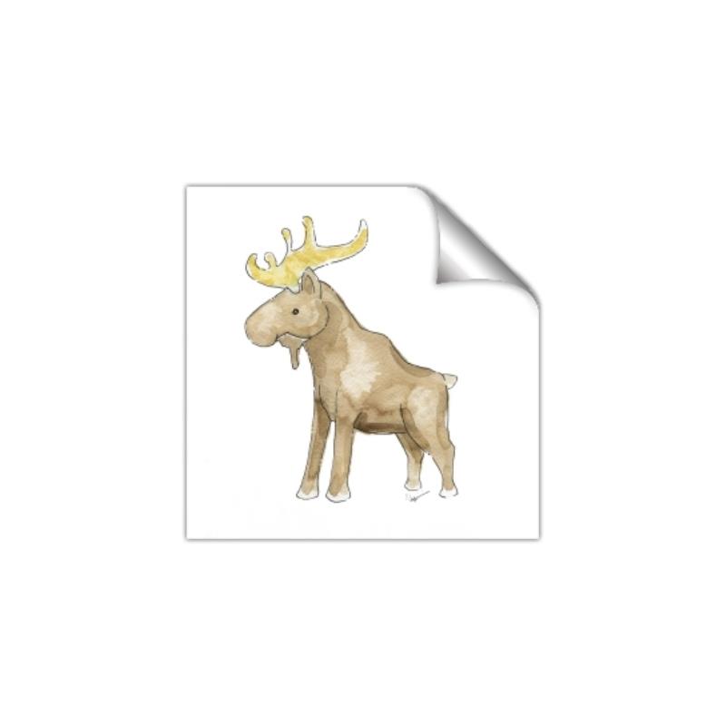 Picture of Baby moose _GroupedProduct_Square_Mini_ _GroupedProduct_Square_Unframed_Print_Only_