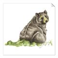 Picture of Bear in grass _GroupedProduct_Square_Mini_ _GroupedProduct_Square_Unframed_Print_Only_