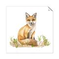 Picture of Fox in grass _GroupedProduct_Square_Mini_ _GroupedProduct_Square_Unframed_Print_Only_