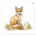 Picture of Fox in grass _GroupedProduct_Square_Mini_ _GroupedProduct_Square_Unframed_Print_Only_